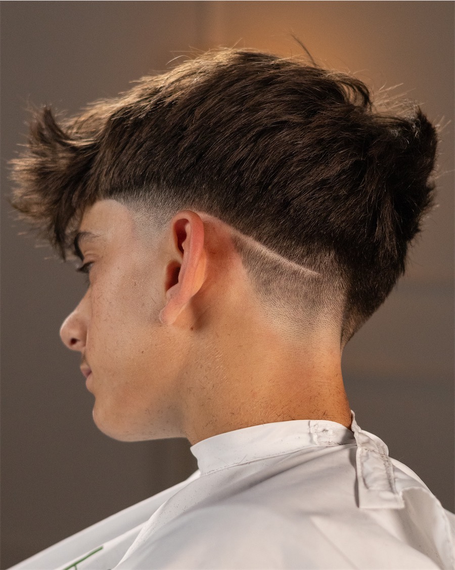 Middle part avec dégradé